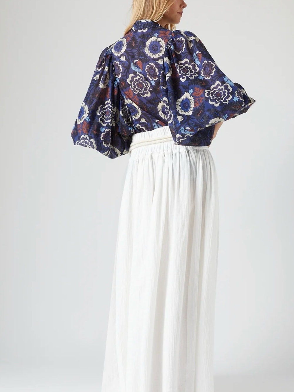 The Label Celeste Blouse in Prune (print) - Picture 10 of 15
